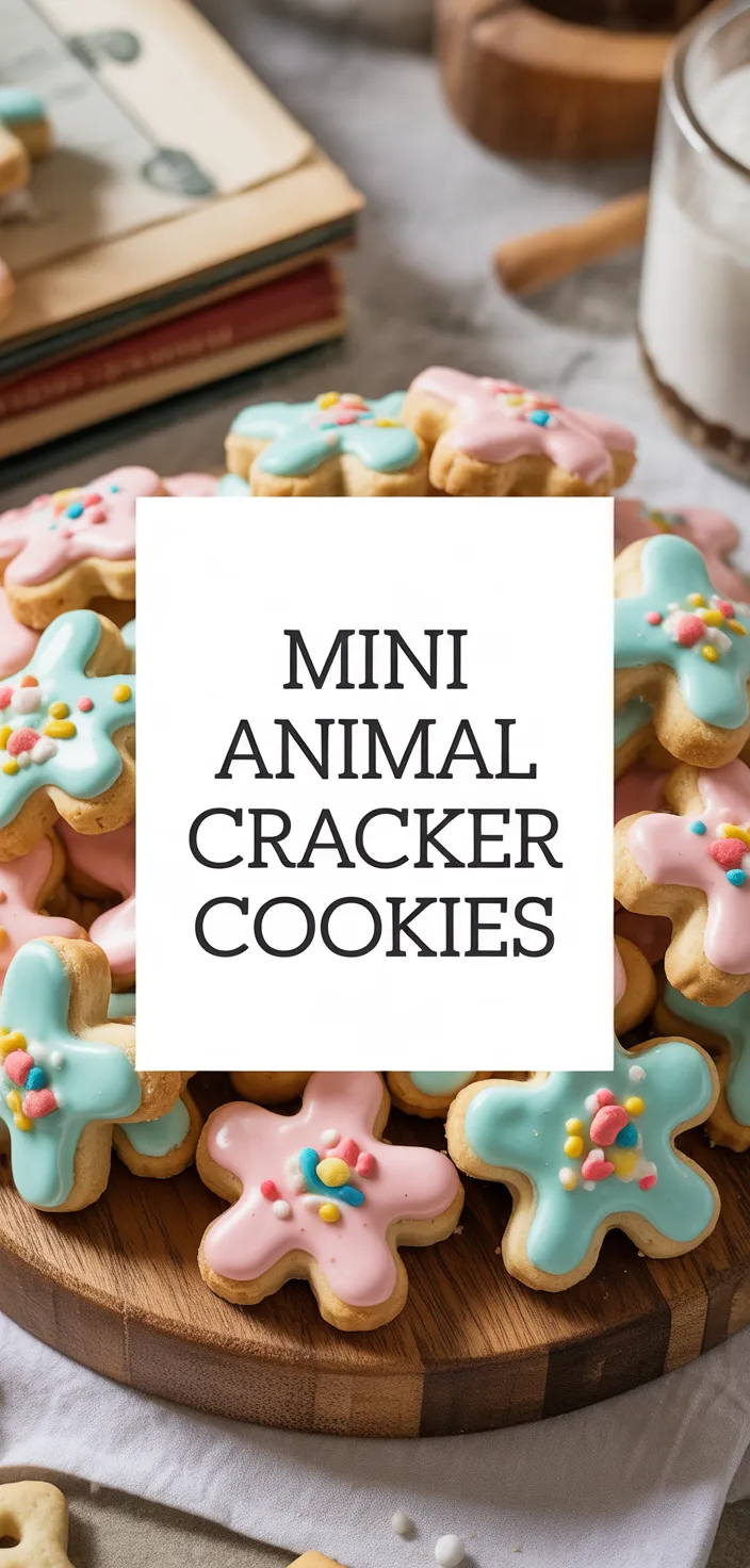 A photo of Mini Animal Cracker Cookies Recipe