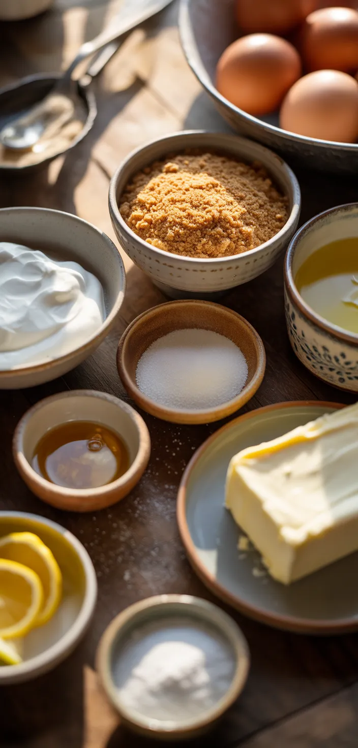 Ingredients photo for Creamiest, Most Amazing New York Cheesecake Recipe