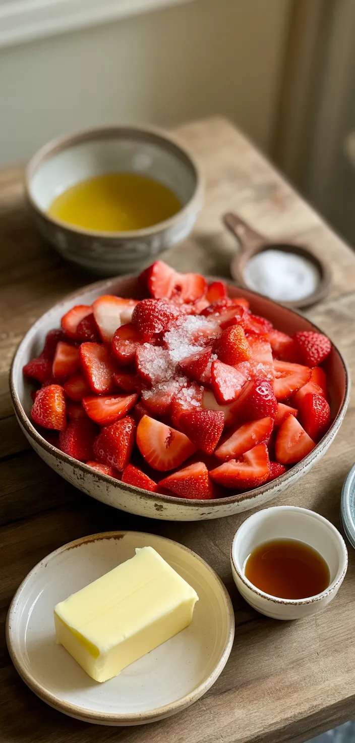 Ingredients photo for Easy Strawberry Topping Recipe