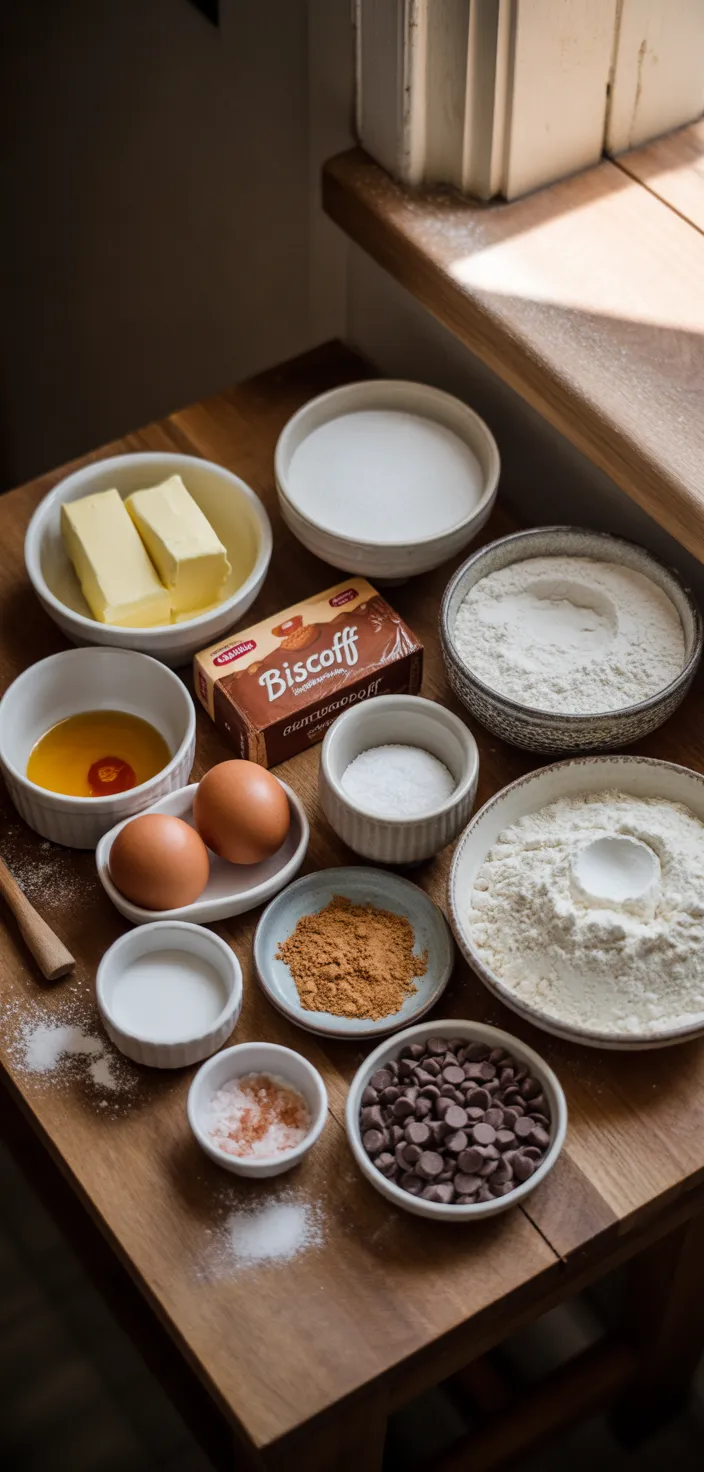 Ingredients photo for Biscoff Butter Cookies Recipe