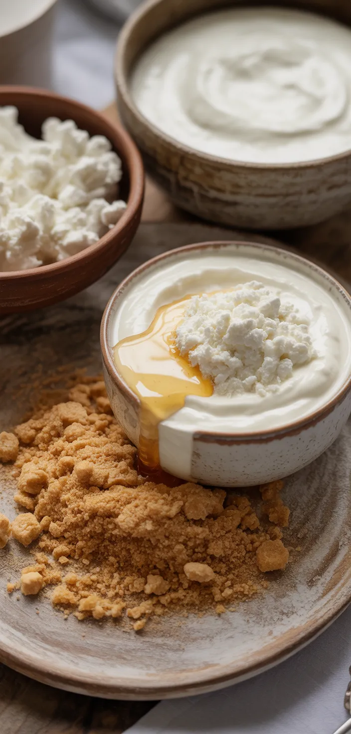 Ingredients photo for High Protein Cheesecake Jars Recipe