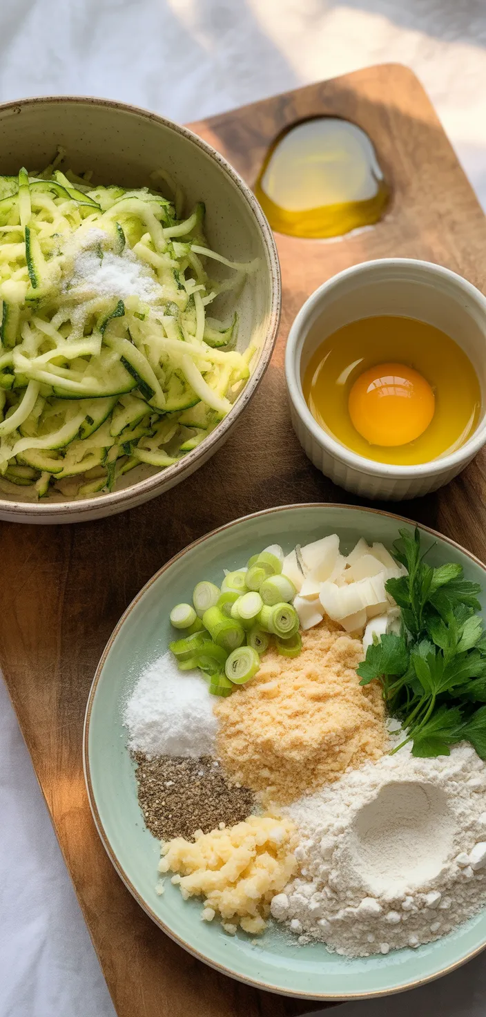 Ingredients photo for How To Make Fritters In Your Air Fryer Recipe