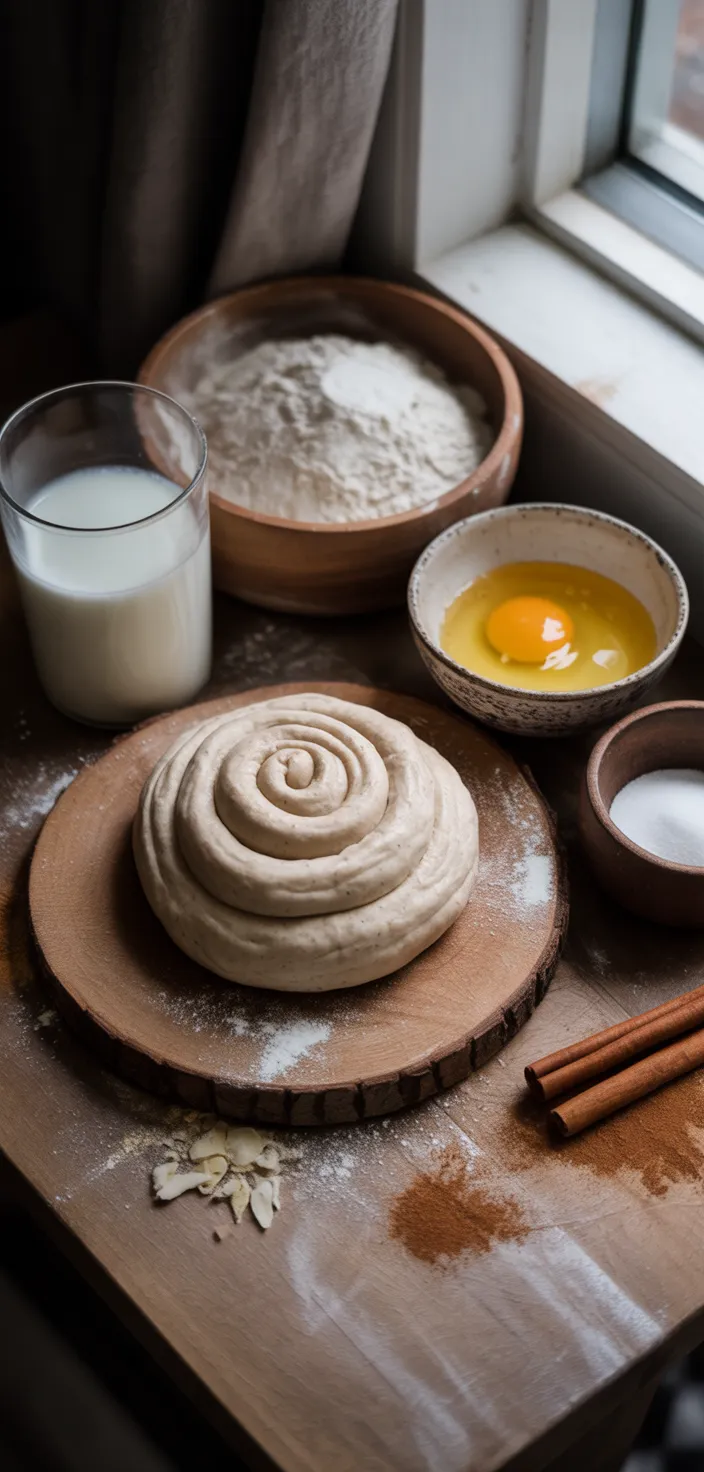Ingredients photo for The BEST Sourdough Cinnamon Rolls Recipe