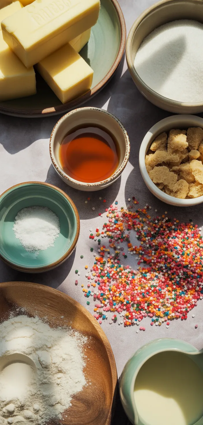 Ingredients photo for Edible Sugar Cookies Dough Recipe