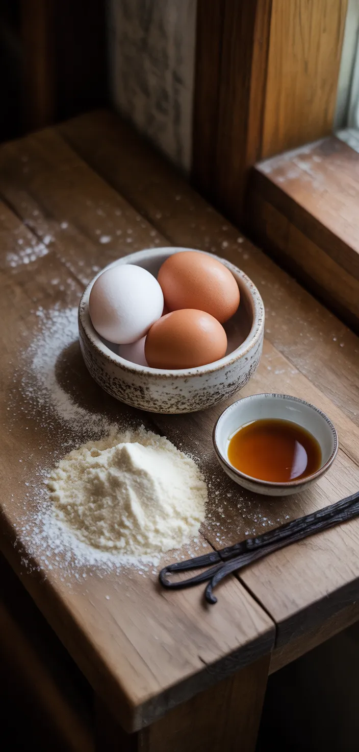 Ingredients photo for Small Batch Gluten Free Boston Cream Pie Recipe