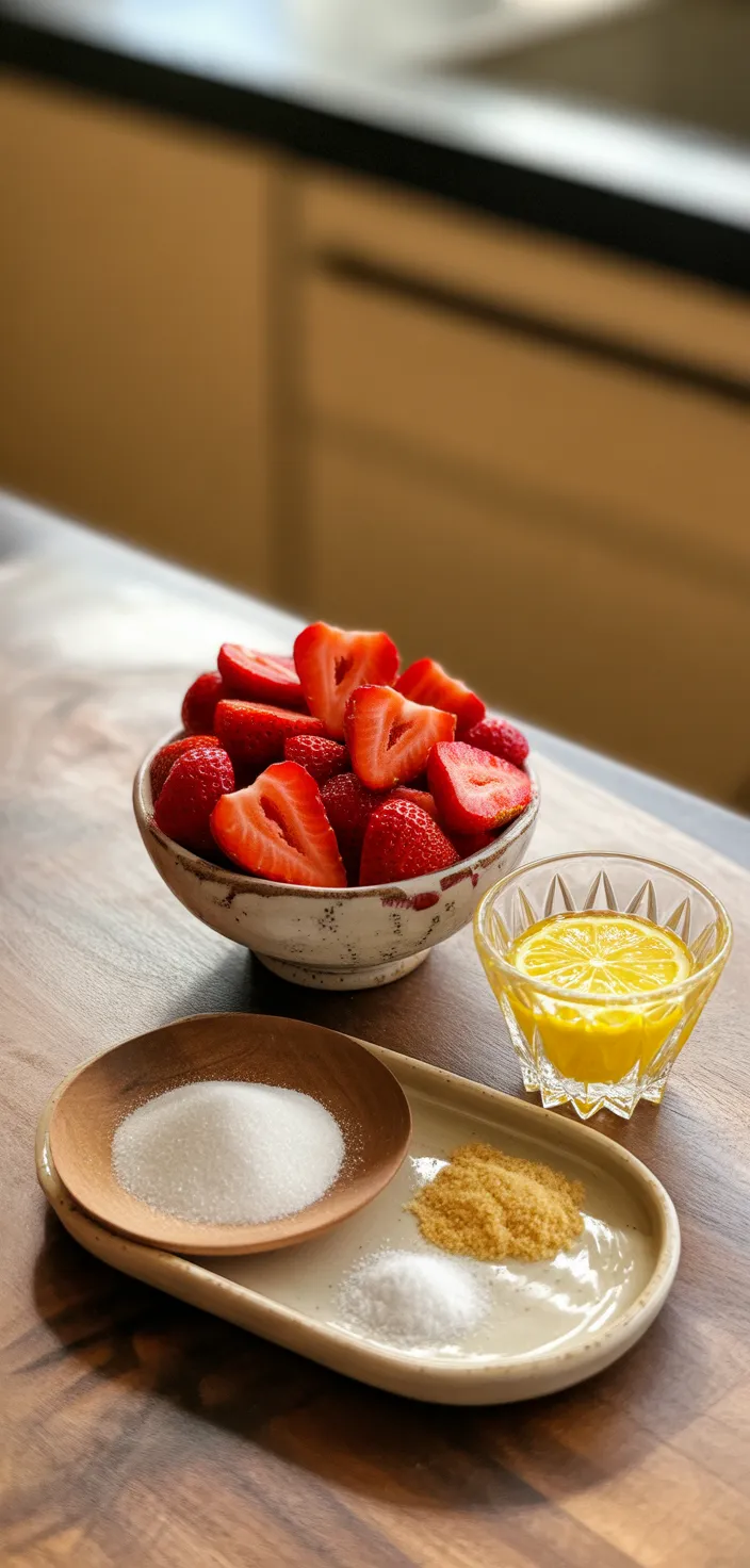 Ingredients photo for Strawberry Sauce  Recipe