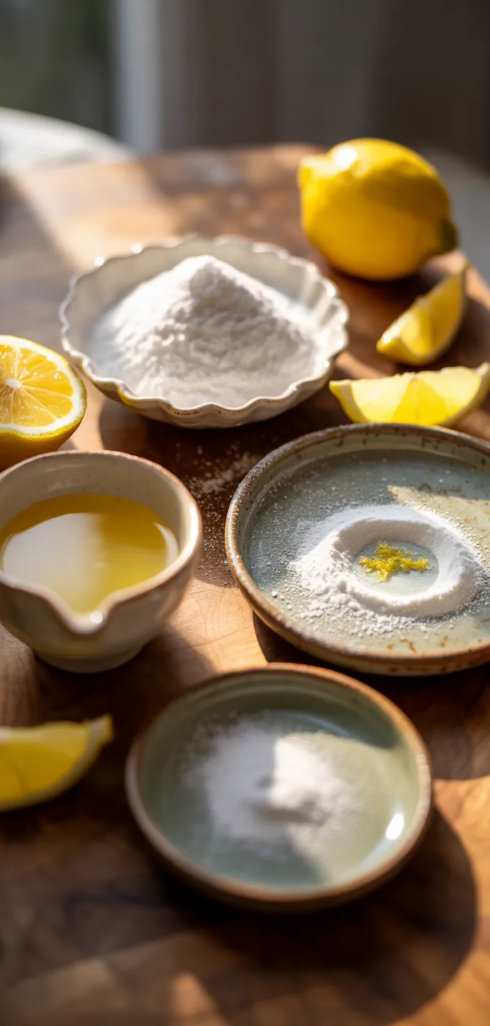 Ingredients photo for The Best Lemon Glaze Recipe (Lemon Icing For Cake)