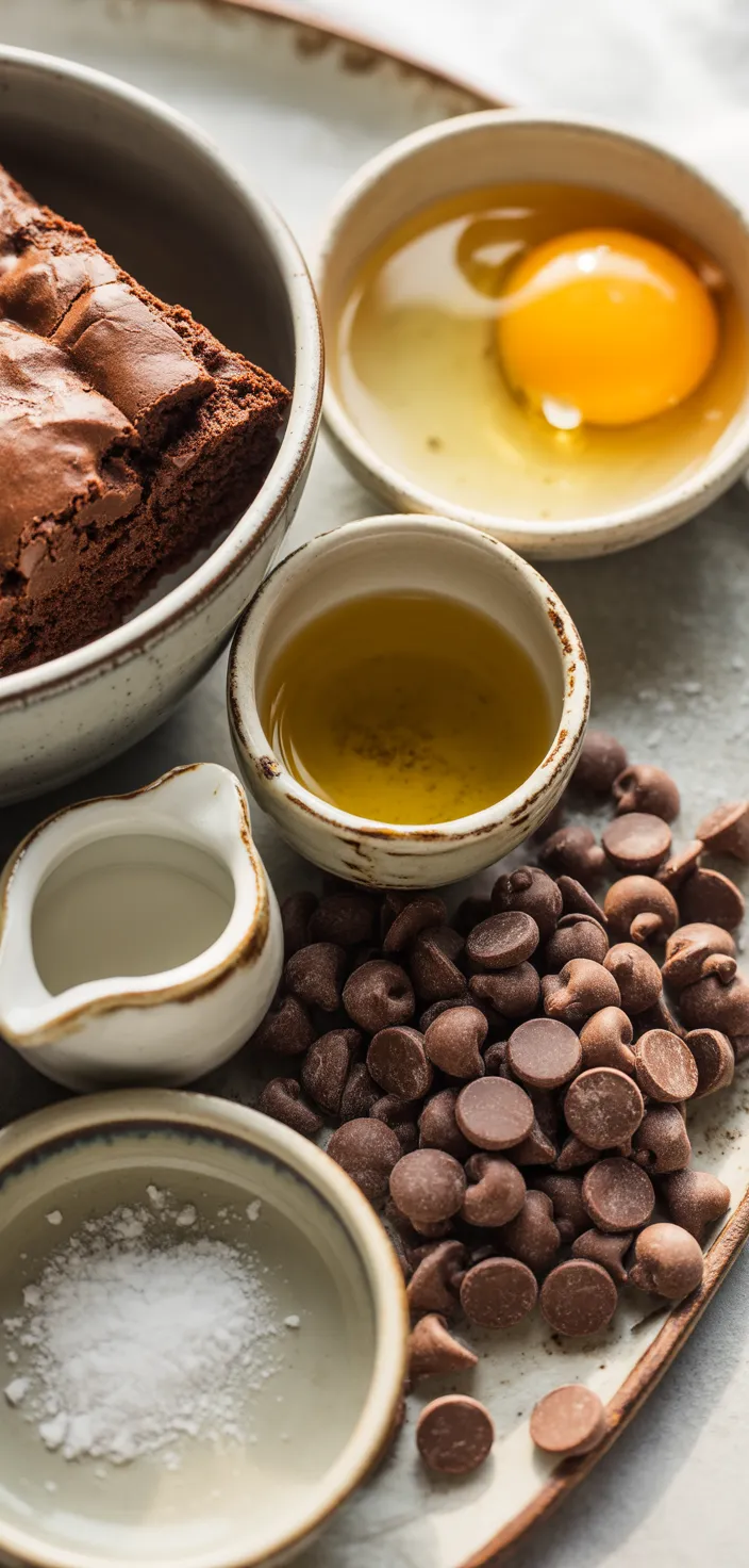 Ingredients photo for Easy Brownie Mix Cookies Recipe